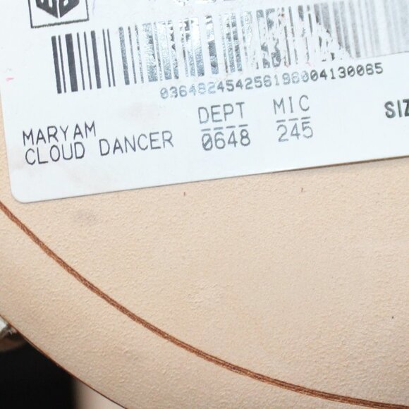 NWT Deltan Cloud Dancer Ivory Pearl and Gold Heels. - Picture 16 of 16